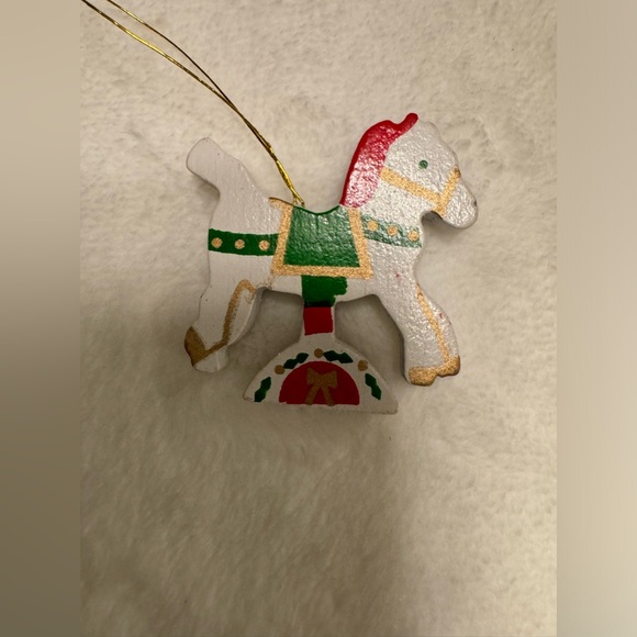 Vintage Rocking Horses Christmas Ornaments - Picture 8 of 8